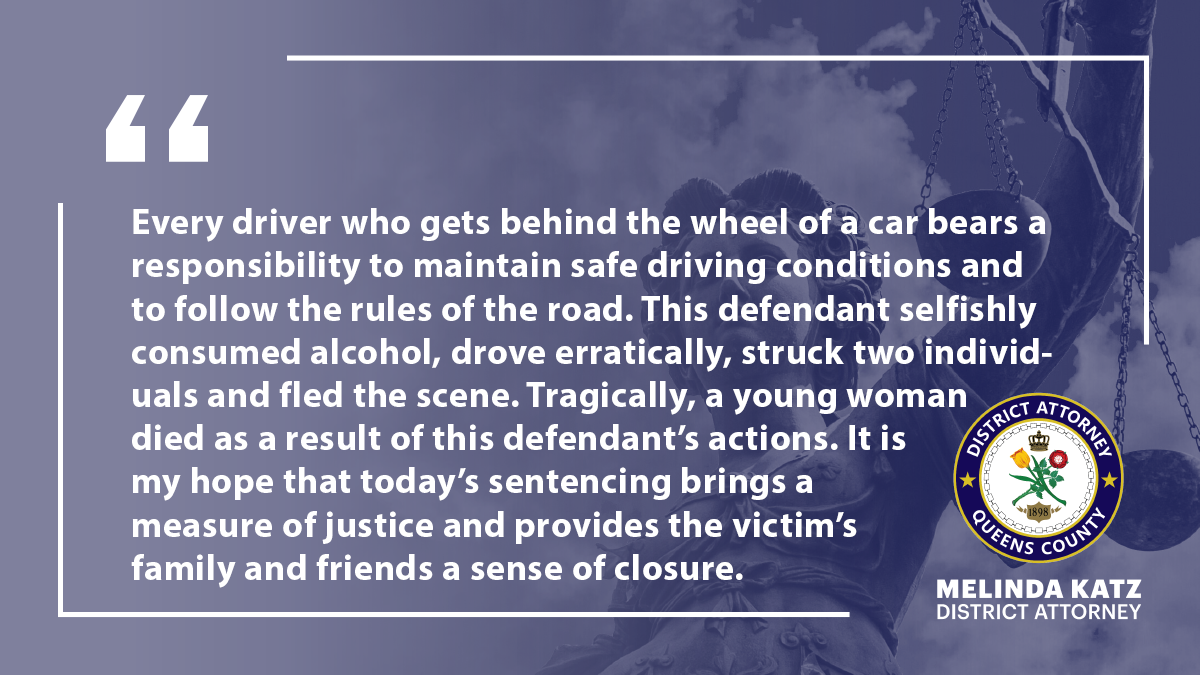 QUEENS MAN SENTENCED TO PRISON FOR HIT AND RUN CRASH THAT KILLED ...