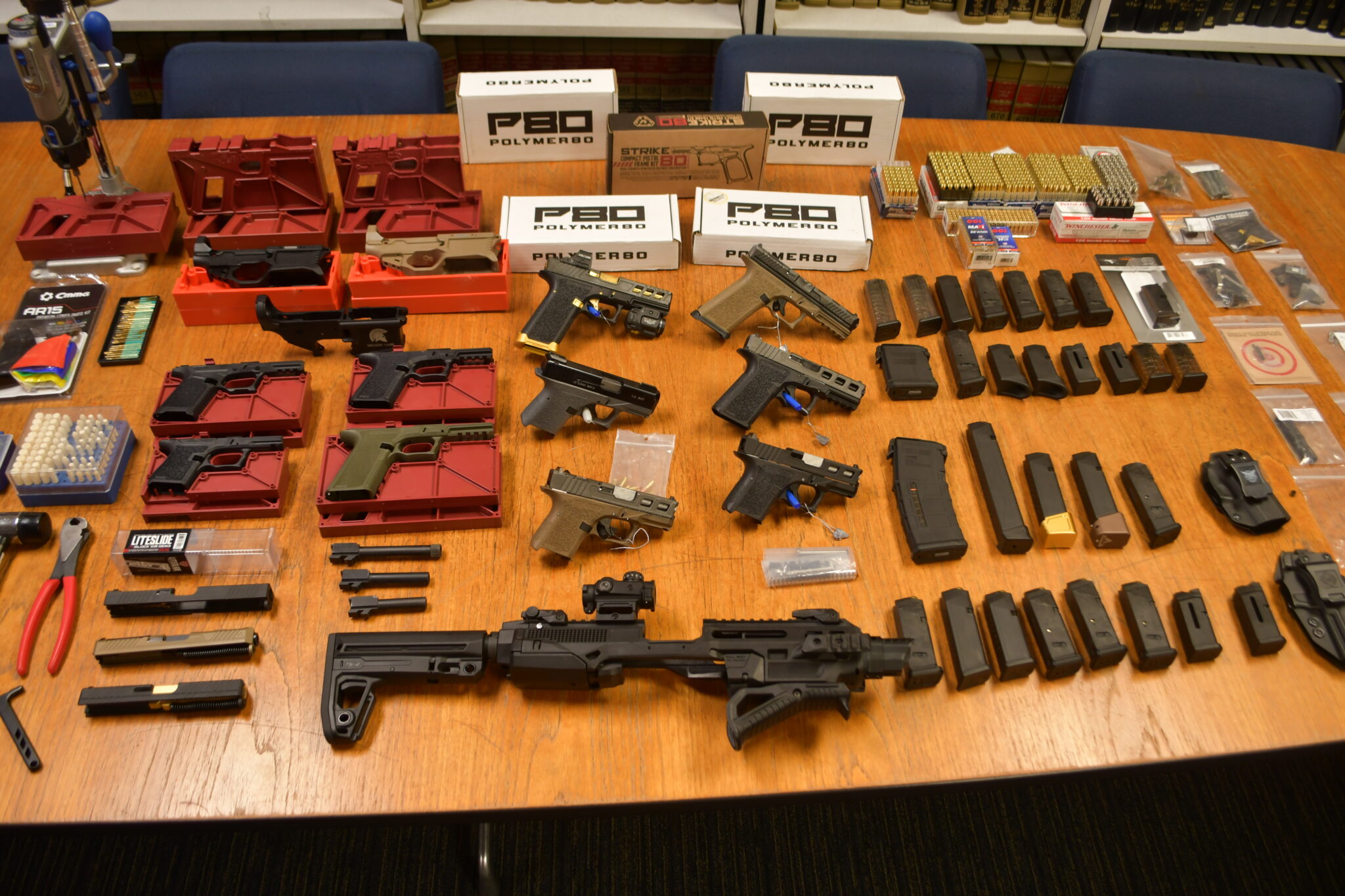 CACHE OF GHOST GUNS SEIZED FOLLOWING INVESTIGATION; QUEENS COUPLE
