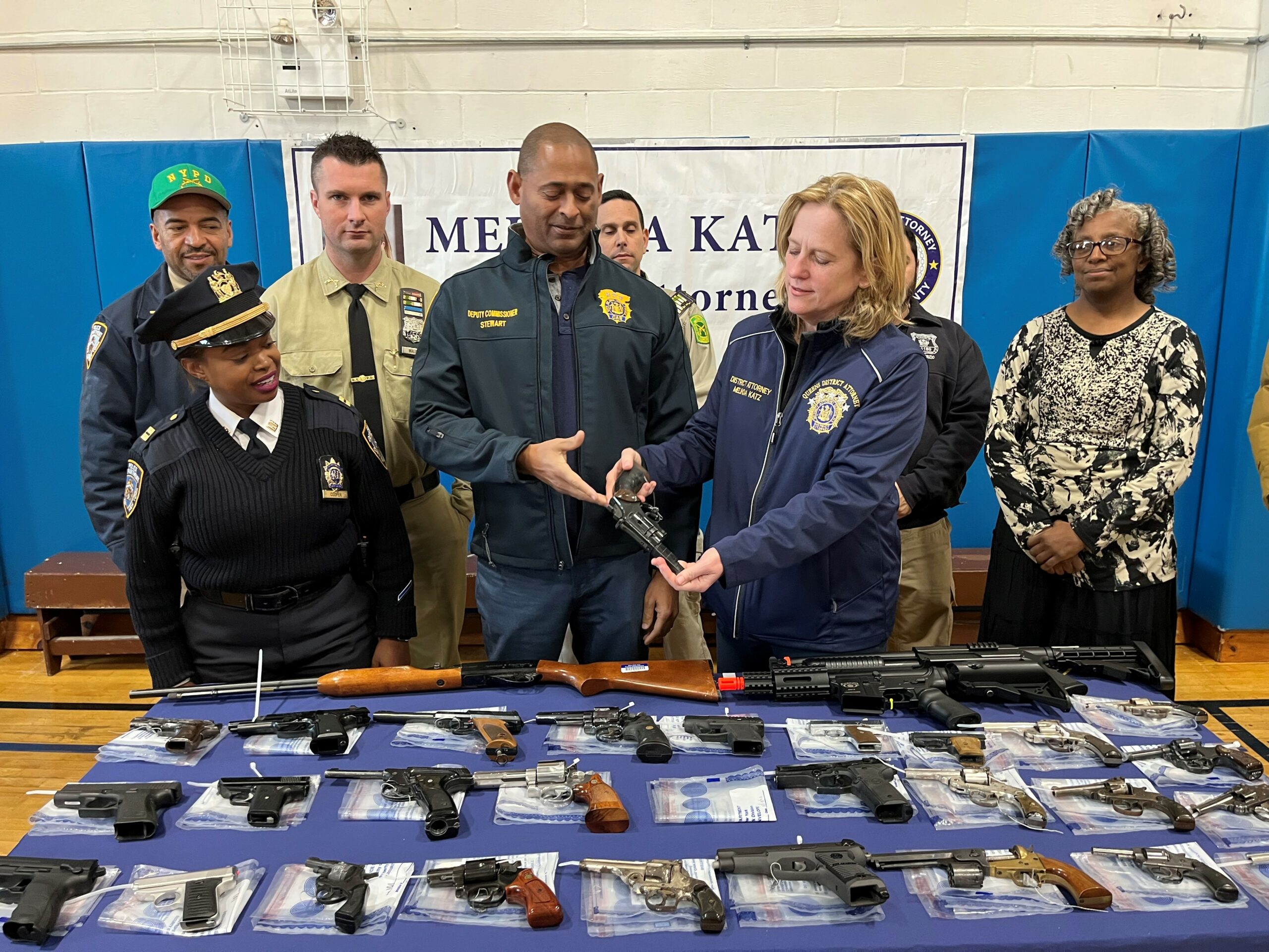 DA KATZ AND NYPD TAKE 32 GUNS OFF THE STREETS AT BUYBACK EVENT
