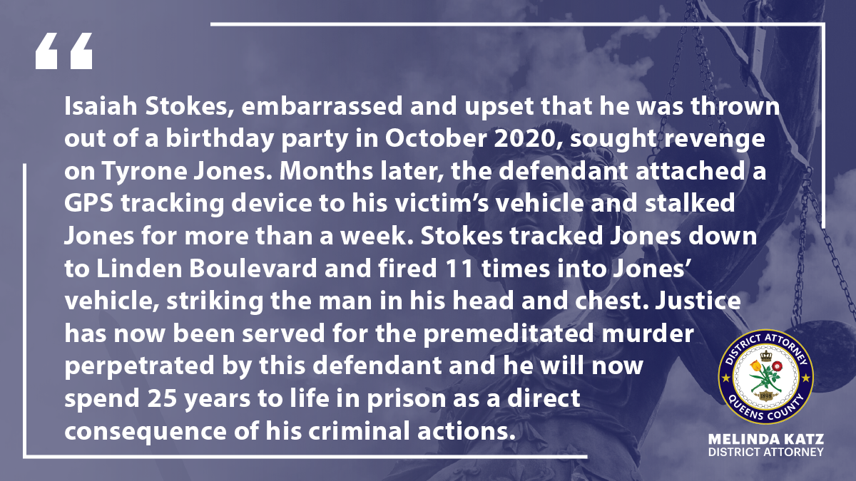 DEFENDANT SENTENCED TO 25 YEARS TO LIFE IN PRISON FOR 2021 AMBUSH ...