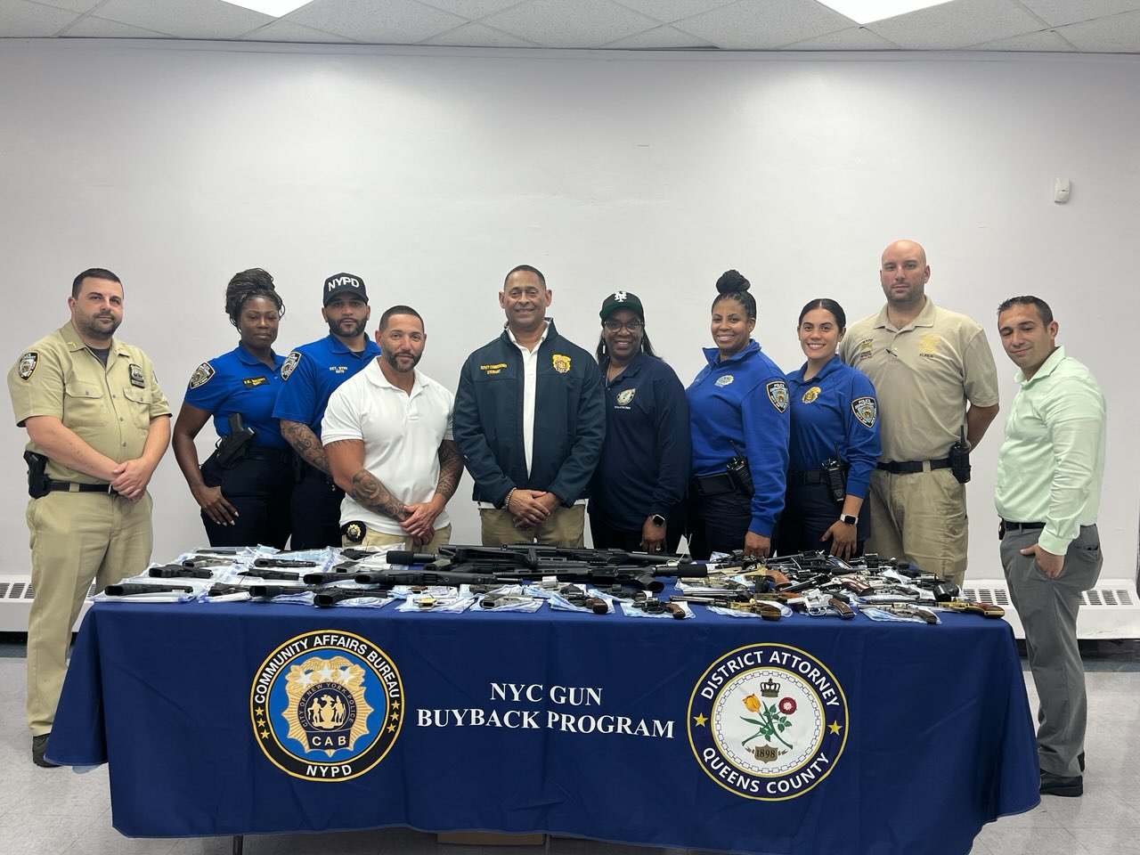 DA KATZ AND NYPD TAKE 74 GUNS OFF THE STREETS AT BUYBACK EVENT