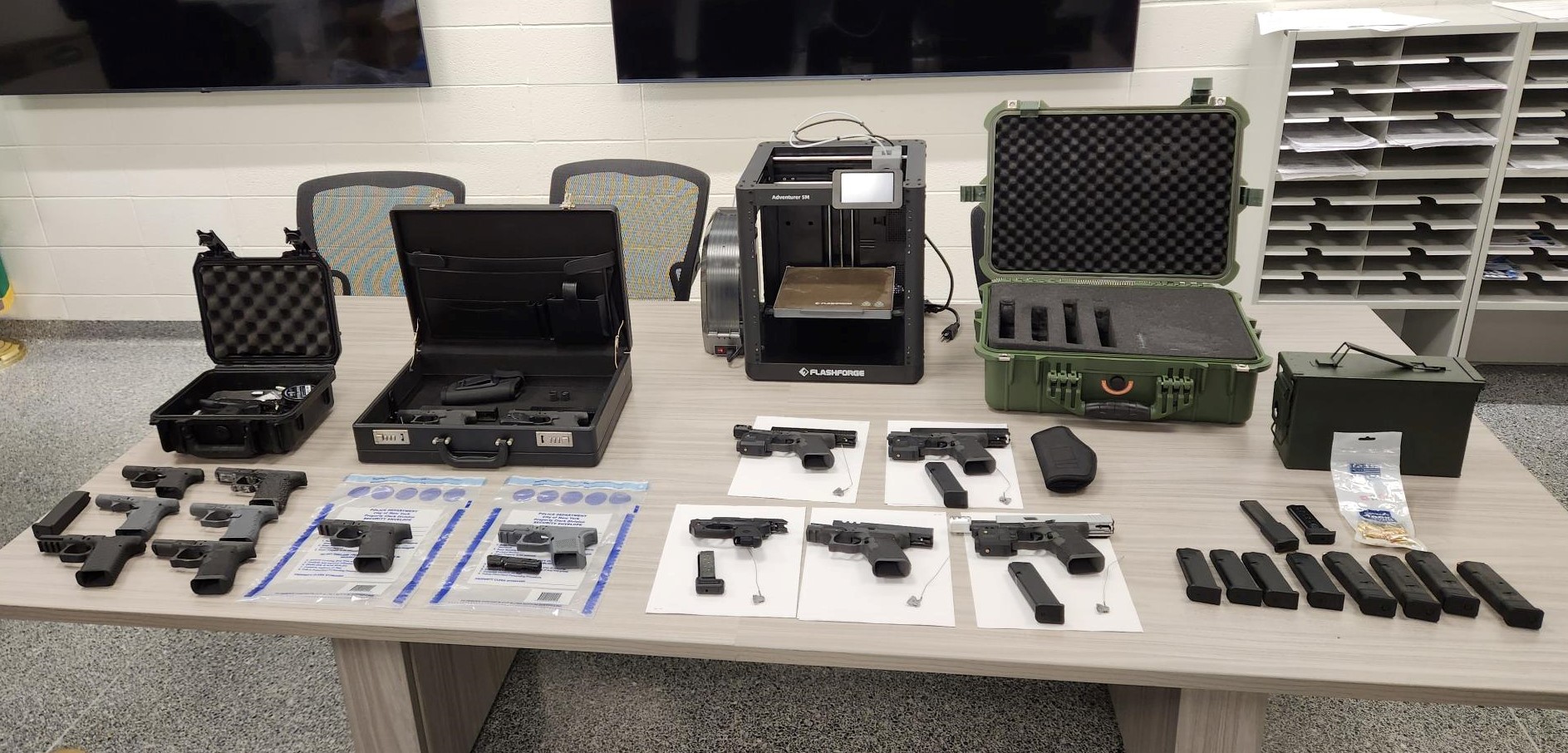 ROSEDALE MAN CHARGED WITH POSSESSION OF GHOST GUN CACHE FOUND AT HIS ...